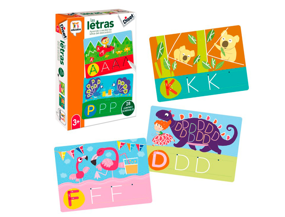 JUEGO DISET DIDACTICO LAS LETRAS