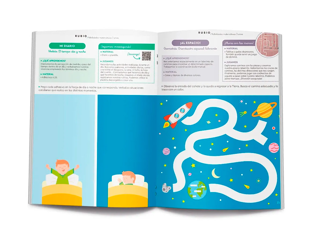 CUADERNO RUBIO HABILIDADES MATEMATICAS + 3 AOS