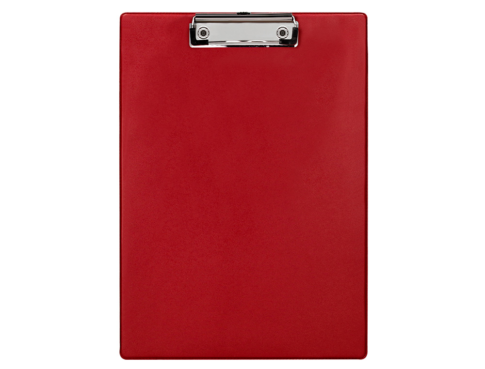 PORTANOTAS Q-CONNECT PLASTICO 50% RECICLADO DIN A4 ROJO GROSOR 2,1 MM