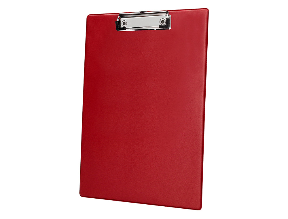 PORTANOTAS Q-CONNECT PLASTICO 50% RECICLADO DIN A4 ROJO GROSOR 2,1 MM
