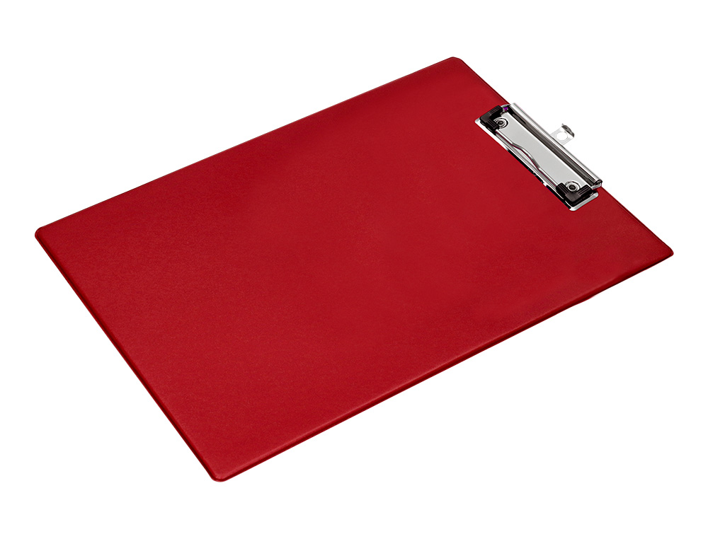 PORTANOTAS Q-CONNECT PLASTICO 50% RECICLADO DIN A4 ROJO GROSOR 2,1 MM