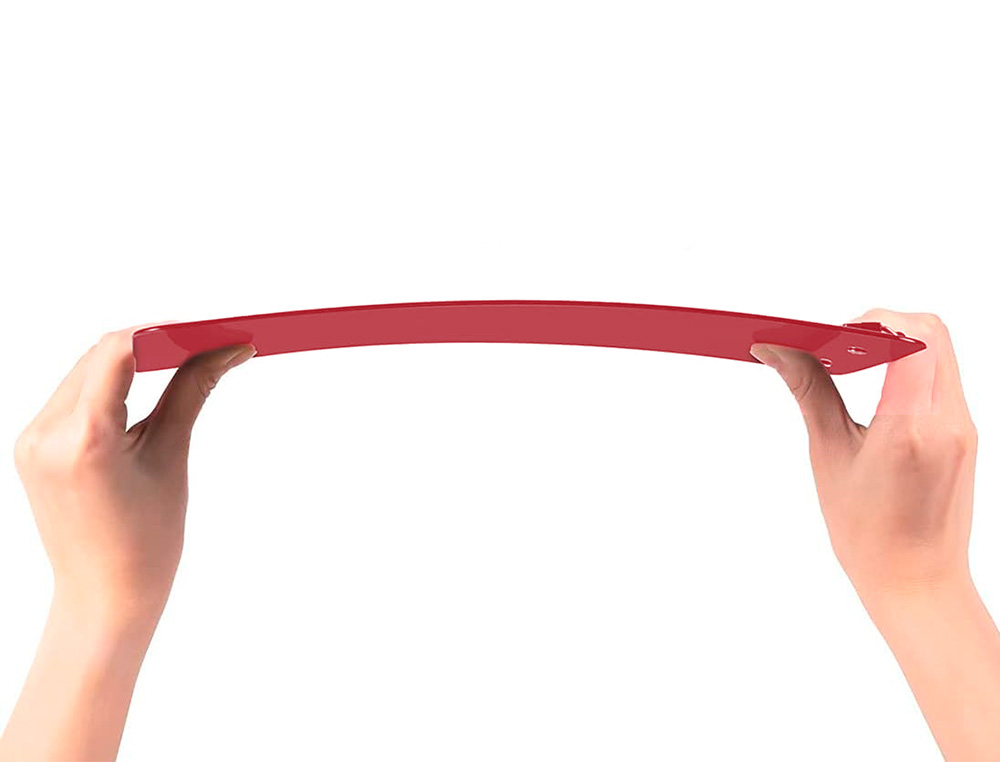 PORTANOTAS Q-CONNECT PLASTICO 50% RECICLADO DIN A4 ROJO GROSOR 2,1 MM
